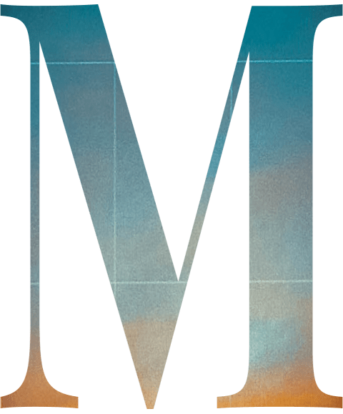 stylized letter M